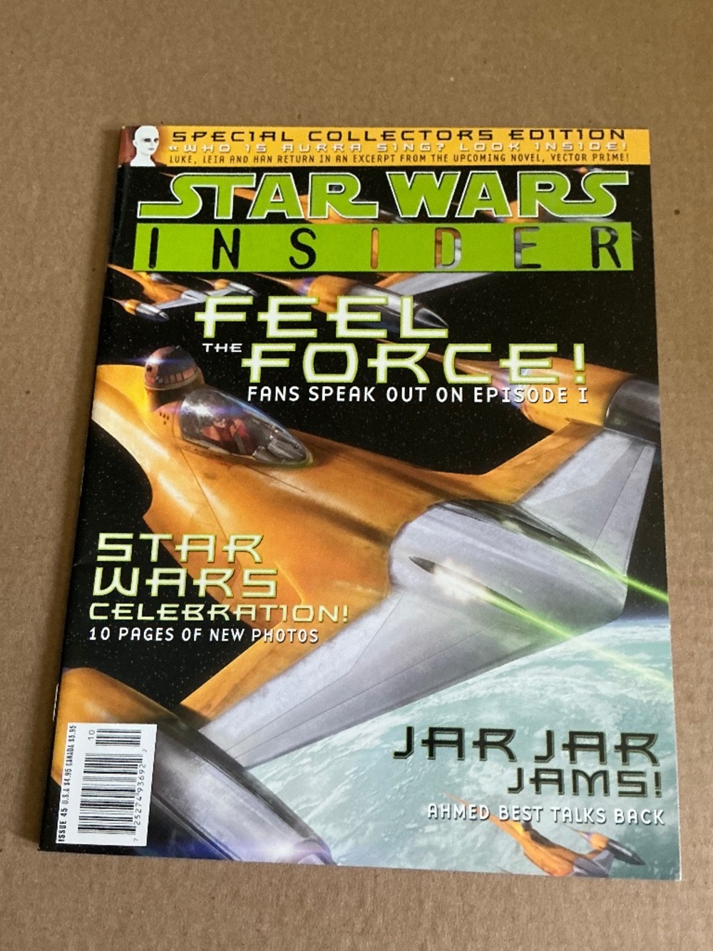 Star Wars Insider Magazine Issue 45 August 1999 N-1 Starfighter Cover